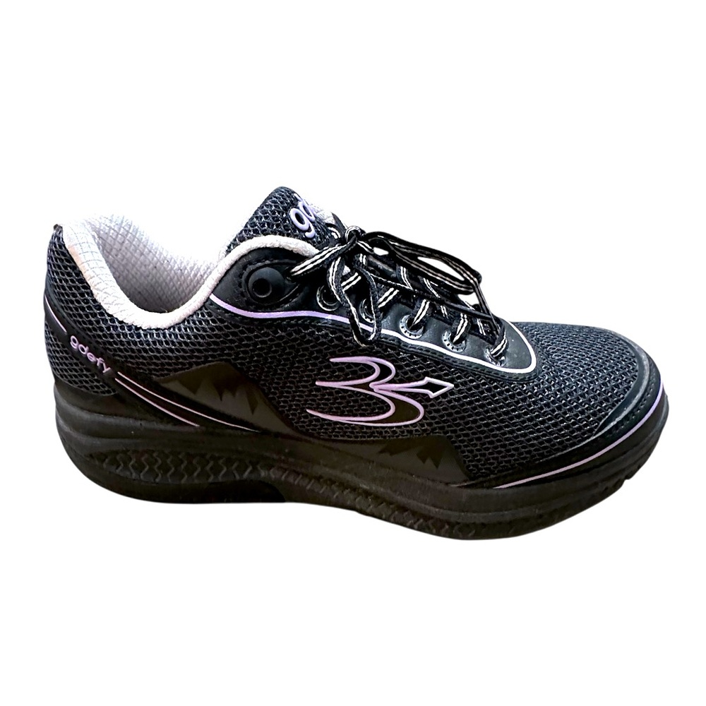 Gravity Defyer GDefy Mighty Walk | Women Black and Purple | Size 8